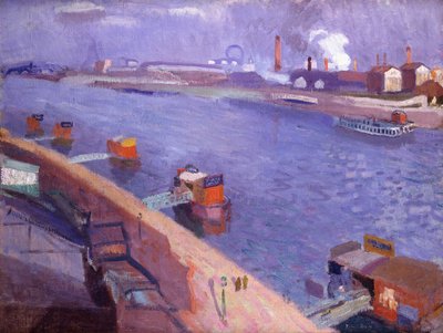 Banchine della Senna; Torre Eiffel in lontananza; Quais de la Seine; La Tour Eiffel au Lointain da Raoul Dufy