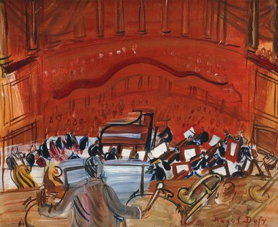 Orchestra rossa con timpanista; L