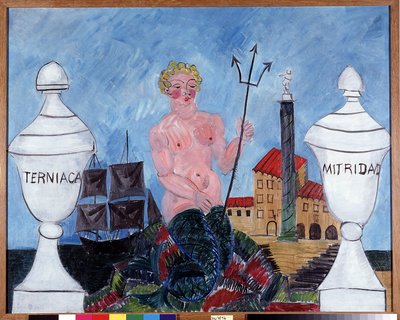 Sirena con tridente da Raoul Dufy