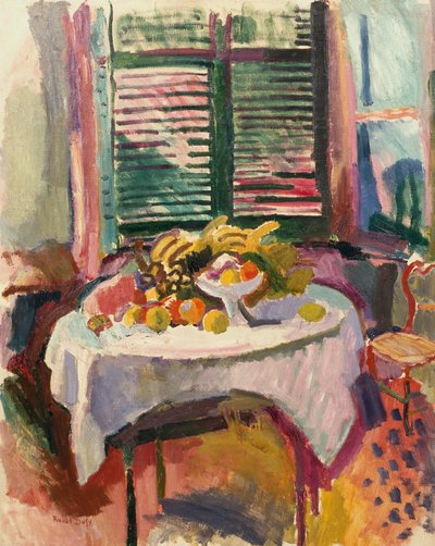 Natura morta con persiane chiuse da Raoul Dufy
