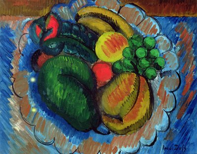 Natura morta con fruttiera, 1908 circa (olio su tela) da Raoul Dufy