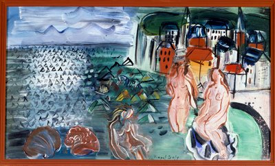 La baia di Sainte-Adresse (Sainte-Adresse), XX secolo (olio su tela) da Raoul Dufy