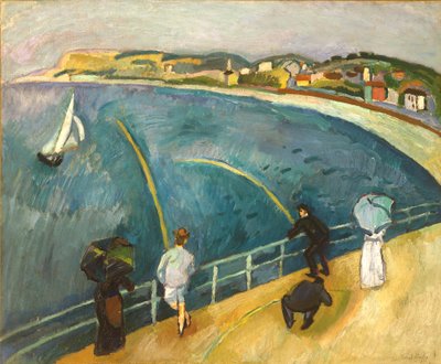 La spiaggia di Sainte-Adresse da Raoul Dufy