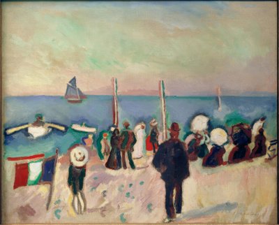 La spiaggia di Sainte-Adresse da Raoul Dufy