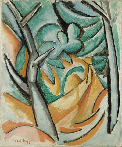 Gli alberi verdi da Raoul Dufy