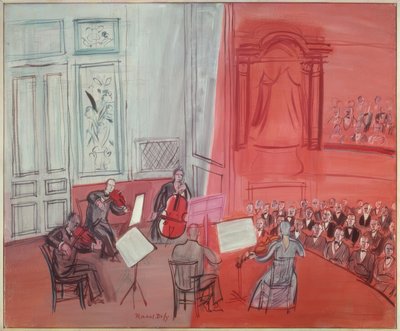 Il concerto arancione da Raoul Dufy