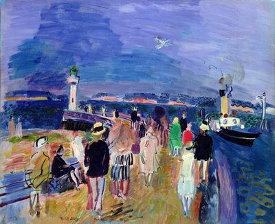 Il molo di Honfleur da Raoul Dufy