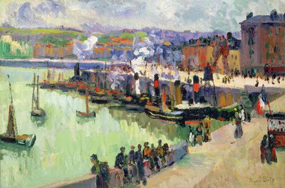 Il porto (olio su carta) da Raoul Dufy
