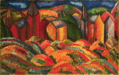 Le case rosse di Sainte-Adresse da Raoul Dufy