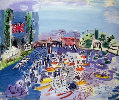 La regata di Henley, 1930 circa da Raoul Dufy