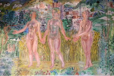La Senna, da Parigi al mare, dettaglio da Raoul Dufy