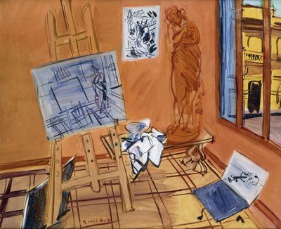 Lo studio di Rue Jeanne d