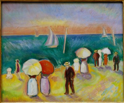 La spiaggia di Sainte-Adresse da Raoul Dufy