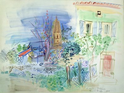 Vista su Perpignan da Raoul Dufy