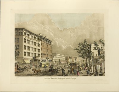 Angolo tra State e Washington Streets, Chicago, nell