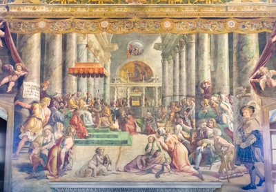 La Donazione di Costantino, circa 1520 da Raphael (1483 1520) (& studio)