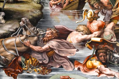Battaglia del ponte Milvio (dettaglio) da Raphael