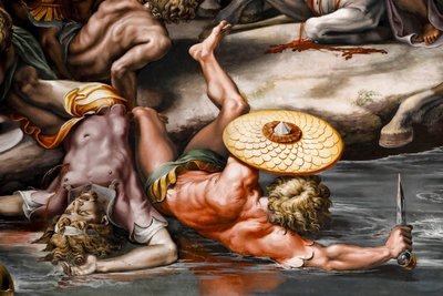 Battaglia di Ponte Milvio (dettaglio) da Raphael