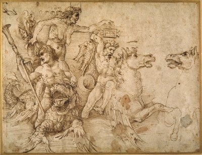 Battaglia dei Tritoni, dopo Andrea Mantegna da Raphael