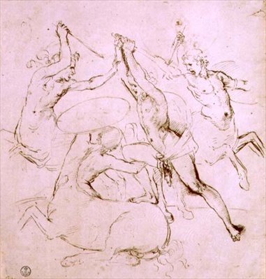 Ercole che Combatte i Centauri da Raphael