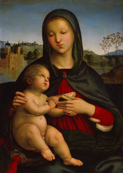 Madonna col Bambino e Libro da Raphael (1483 1520)