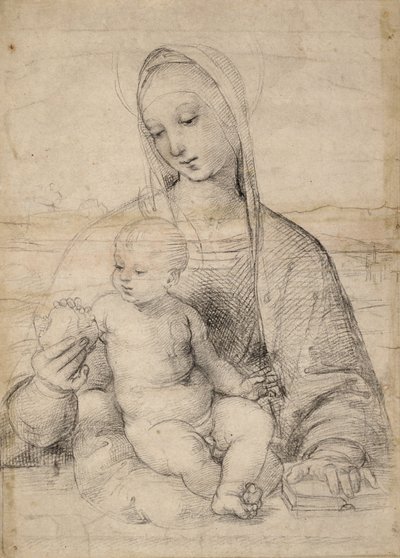 Madonna del melograno, c.1504 da Raphael