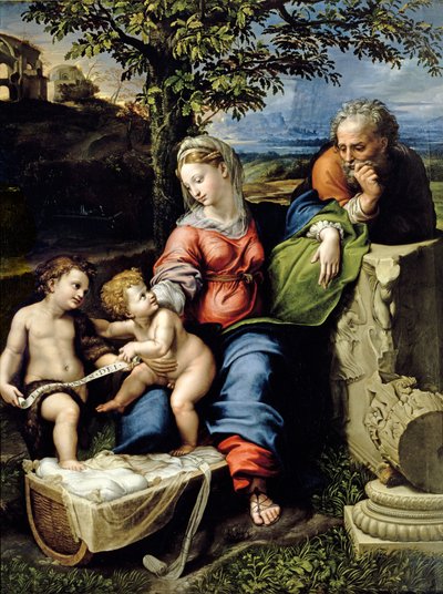 La Sacra Famiglia della Quercia da Raphael