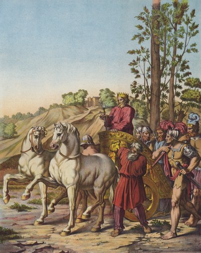 Erode il Grande diventa Re di Giudea come vassallo dei Romani da after Raphael