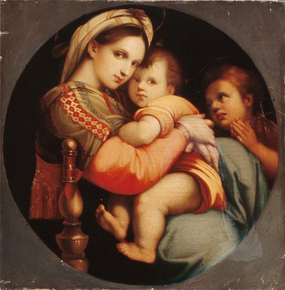 Madonna della Sedia da Raphael (1483 1520) (after)