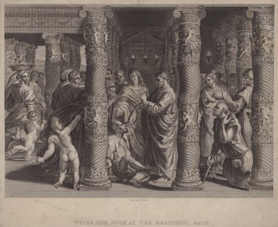 Pietro e Giovanni alla Porta Bella da after Raphael