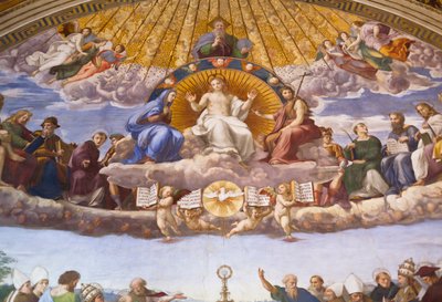 Disputa del Sacramento (dettaglio) da Raphael (1483 1520)