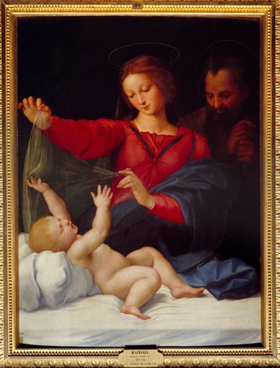 Madonna di Loreto. Dipinto di Raffaello Sanzio detto Raffaello (1483-1520) XV secolo Chantilly, Museo Condé da Raphael