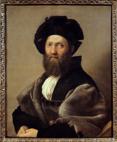 Ritratto di Baldassarre Castiglione (1478-1529) scrittore e diplomatico italiano da Raphael