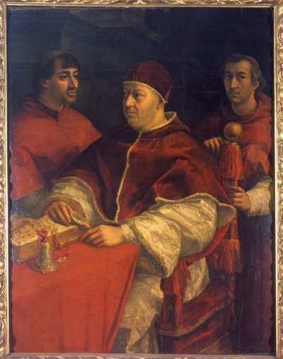 Ritratto di Papa Leone X (1475-1521), figlio di Lorenzo de