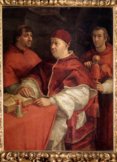 Ritratto di Papa Leone X con il Cardinale Luigi de Rossi e Giulio de