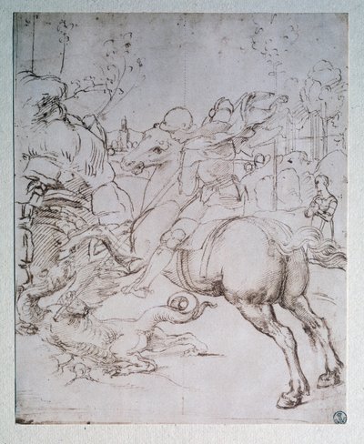 San Giorgio e il drago da Raphael