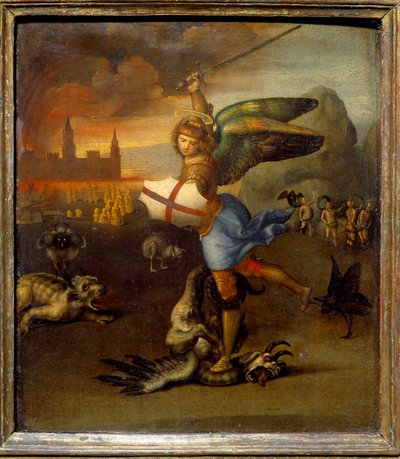 San Michele e il Drago c.1505 da Raphael