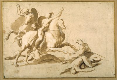 Studio per una scena di battaglia da Raphael