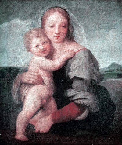 La Madonna col Bambino (Madonna della torre) 1509-1511 da Raphael