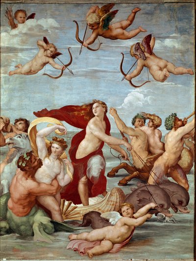 Il trionfo di Galatea, affresco di Raffaello (Raffaello Sanzio 1483-1520). 1511 da Raphael