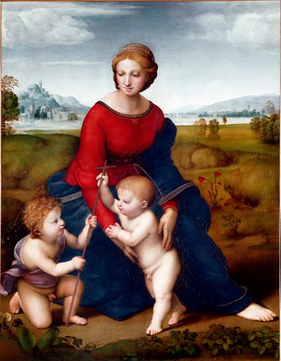 La Vergine nella prateria o Madonna del Belvedere da Raphael