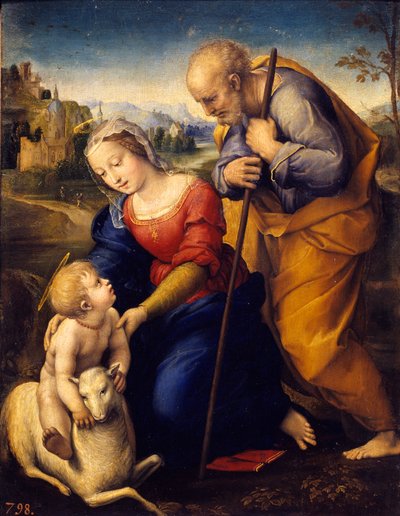 La Sacra Famiglia con l