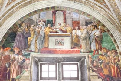 Il giuramento di Leone III da Raphael (1483 1520)