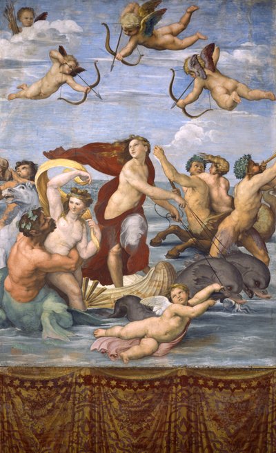 Trionfo di Galatea, c.1511 (affresco) da Raphael