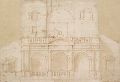 Progetto Architettonico Villa Madama, inizio XVI secolo da Raphael