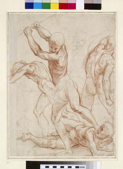 Combattimento di uomini nudi da Raffaello Sanzio Raphael