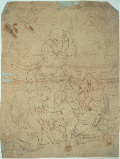 Sacra Famiglia con Sant