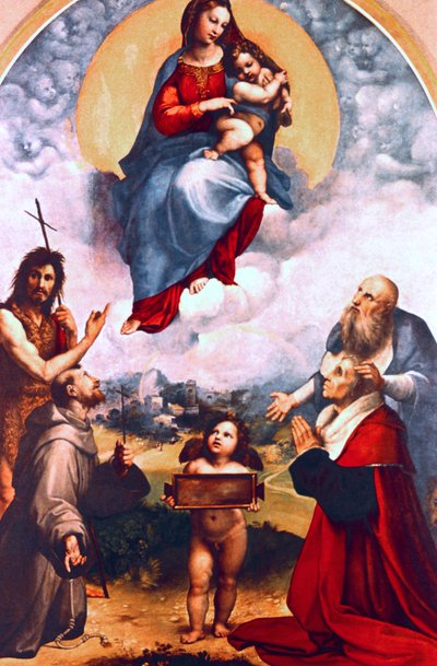 Madonna di Foligno, c1511-1512 da Raffaello Sanzio Raphael