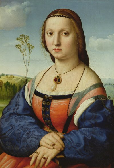 Ritratto di Maddalena Doni, 1506 da Raffaello Sanzio Raphael