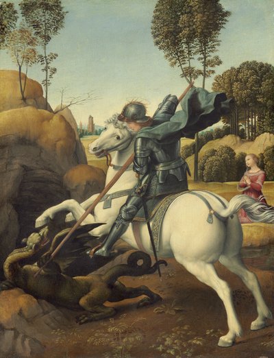 San Giorgio e il drago, c.1506 da Raphael